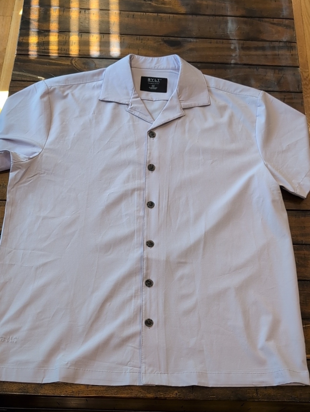 BYLT Paloma Shirt Camp Collar Button Down - Picture 1 of 8